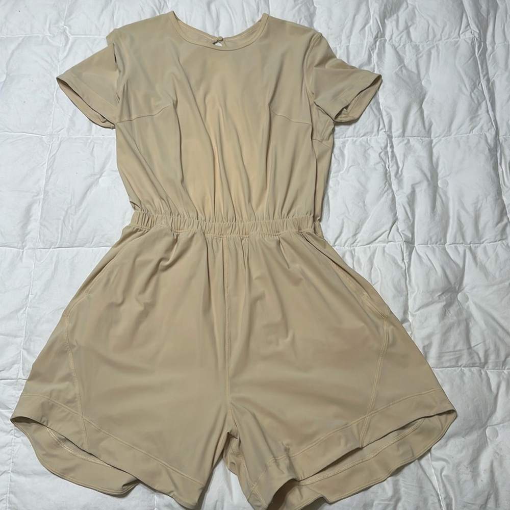 Lululemon High Neck Romper (Open-Back)